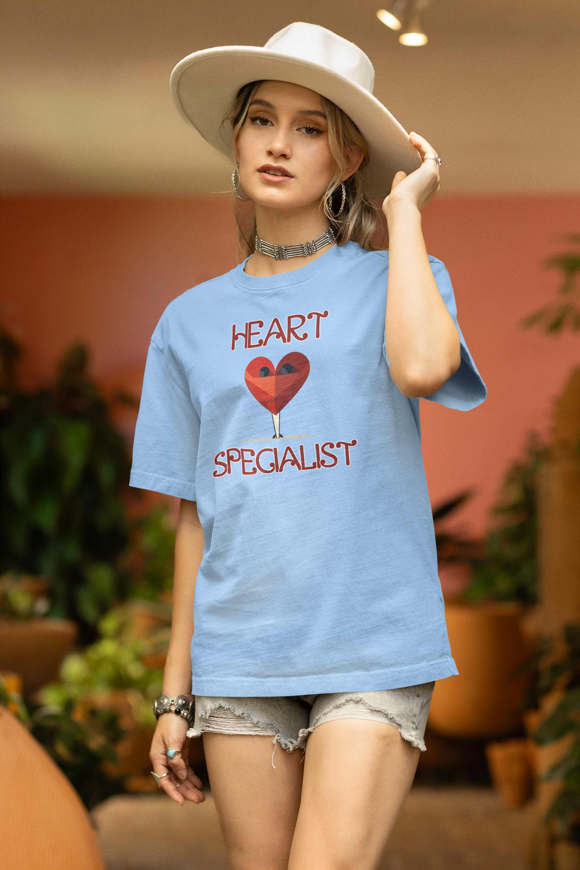 Heart Specialist: Women's Cotton Oversized T-Shirt| Storeily