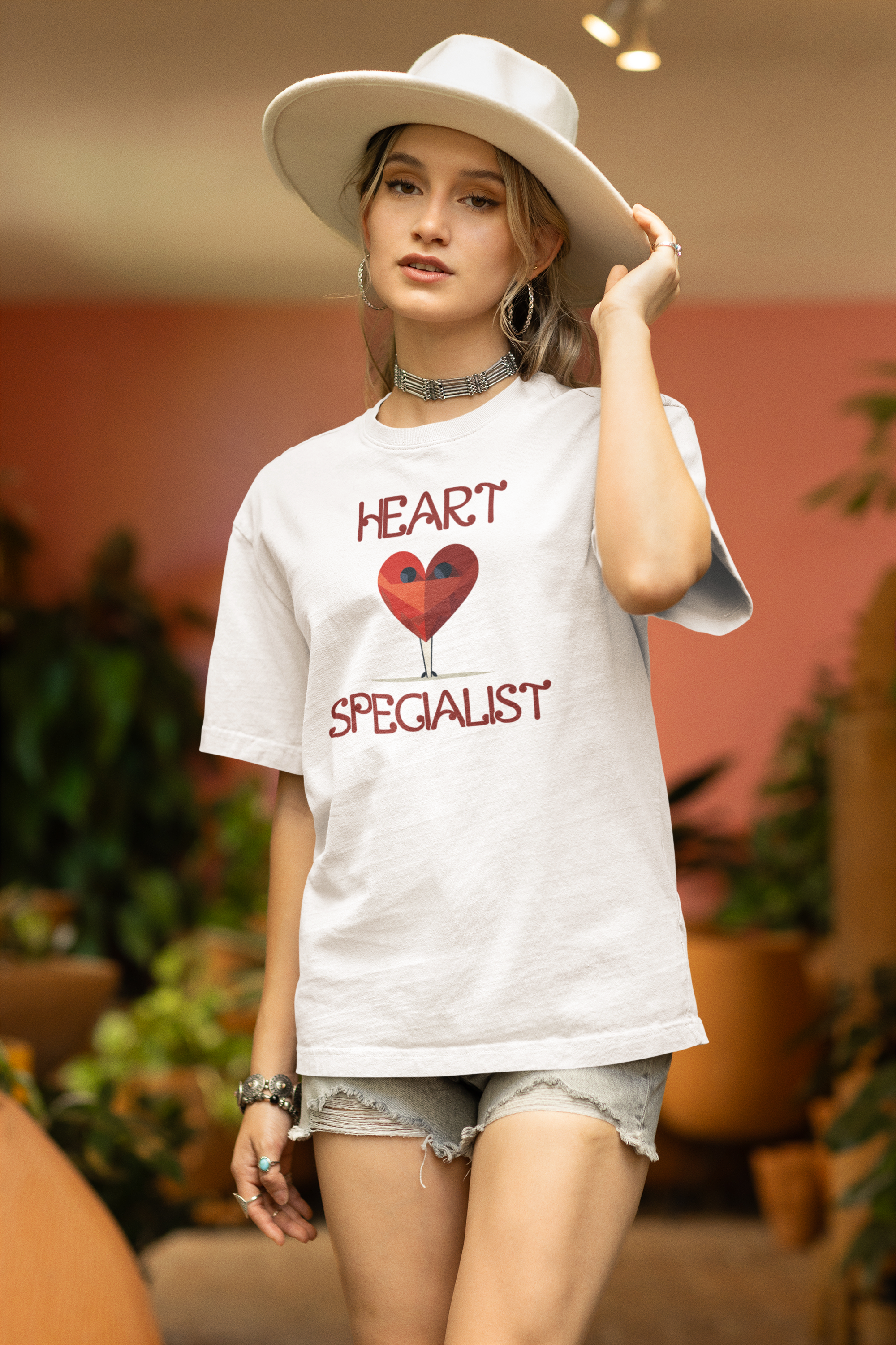 Heart Specialist: Women's Cotton Oversized T-Shirt