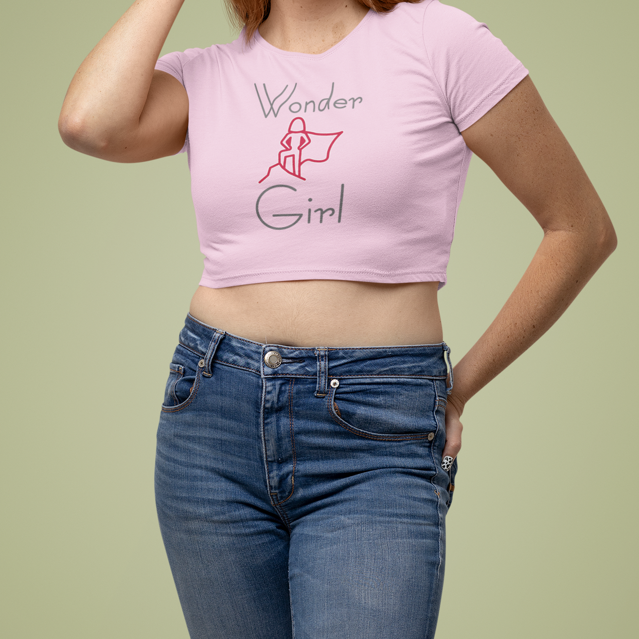 Wonder Girl  Women's Cotton Crop top| Storeily