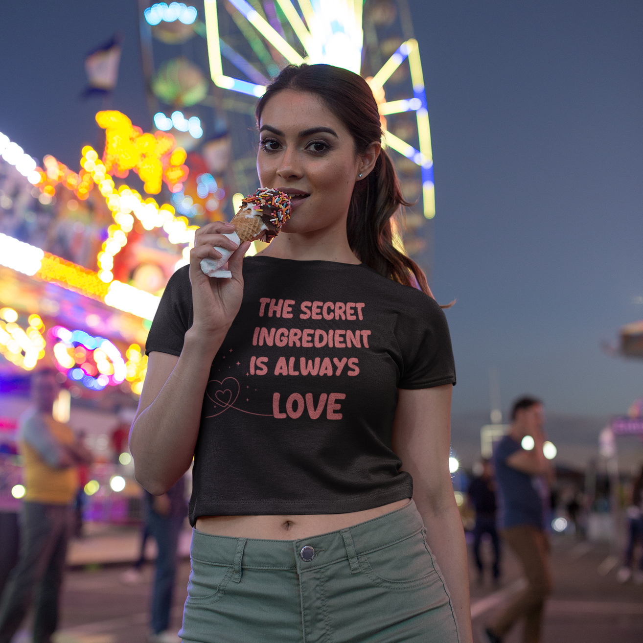 "Secret Ingredient is Always Love" Women's Graphic T-Shirt – Love's Special Recipe