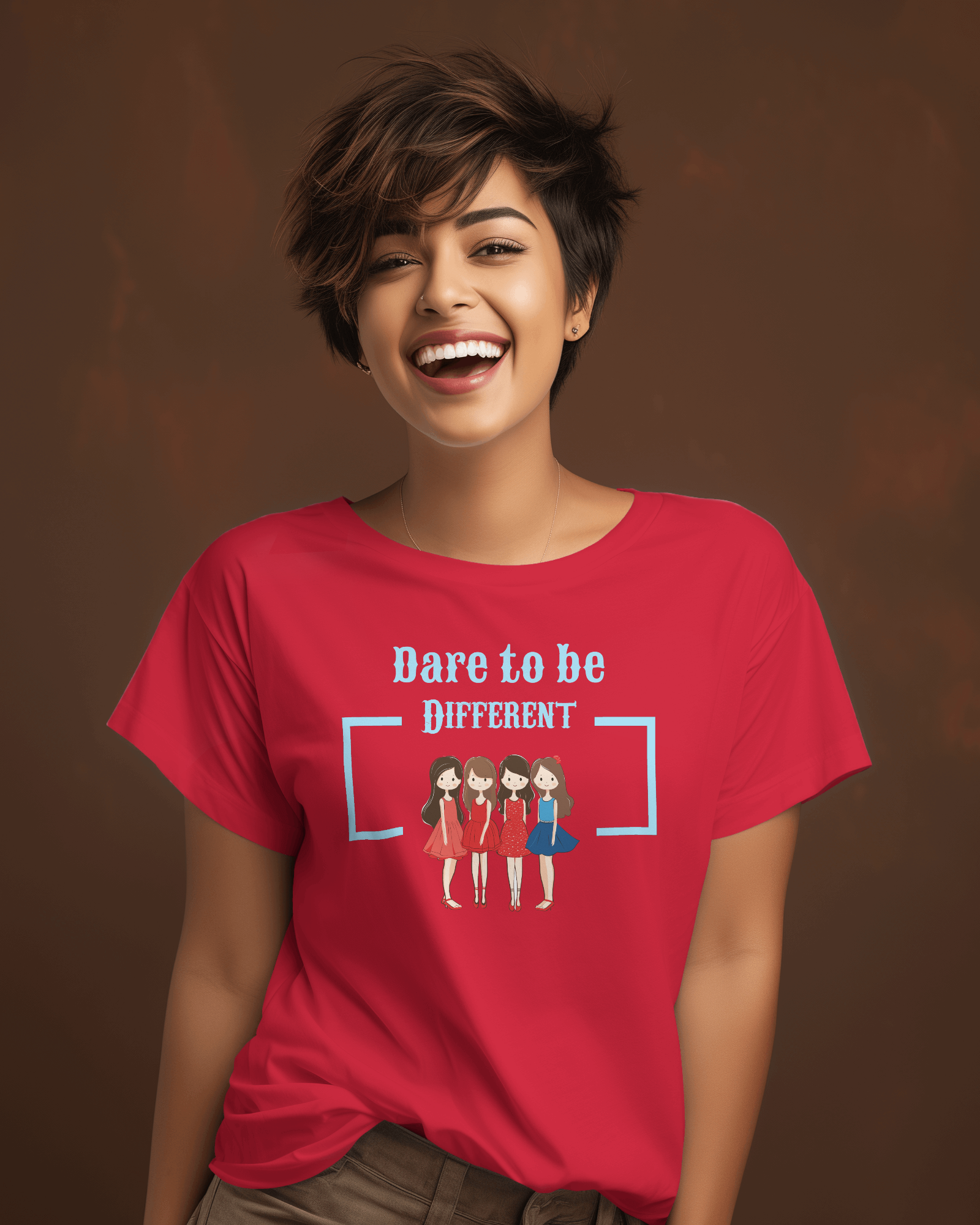 Dare to be Different Women's Cotton T-Shirt