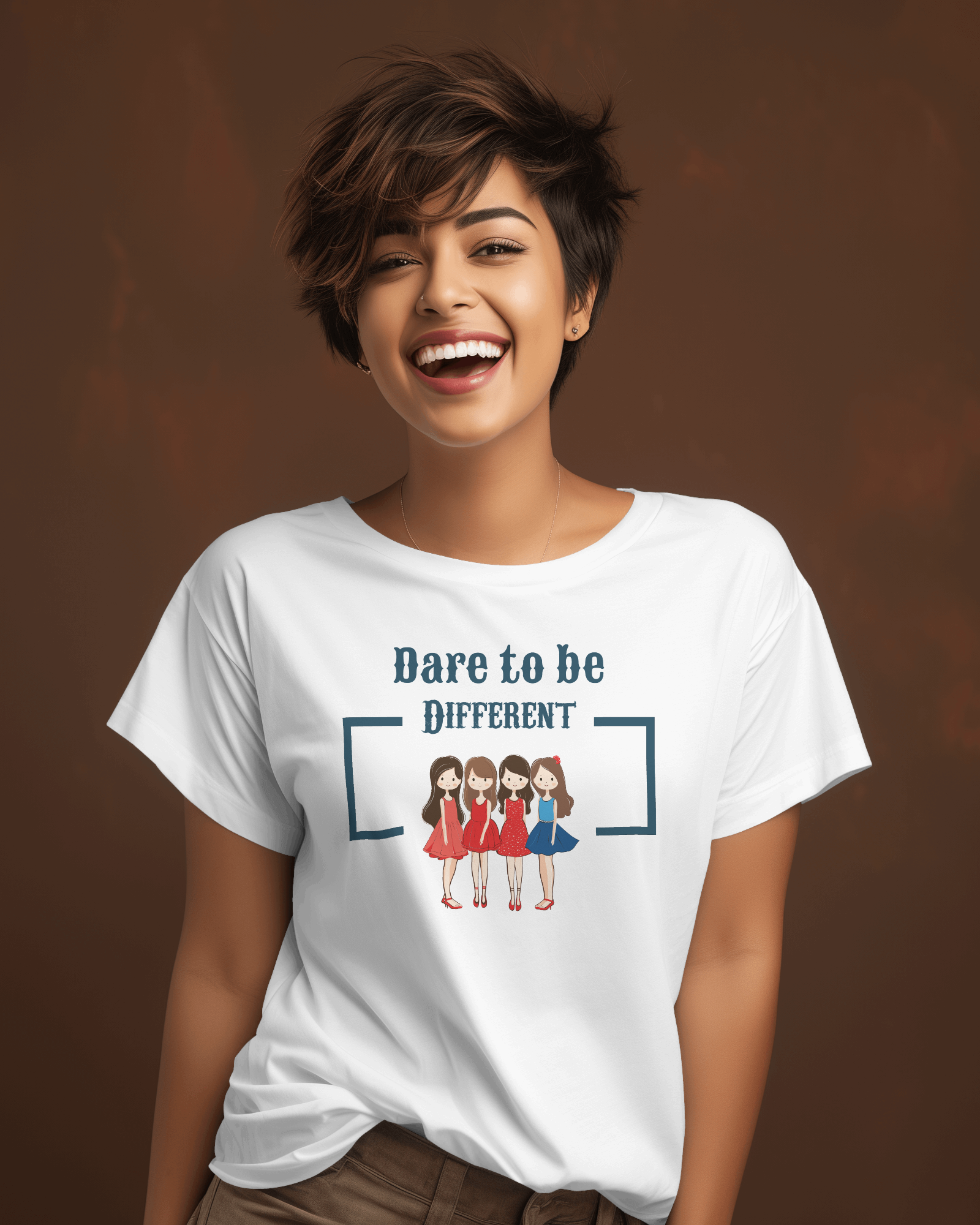 Dare to be Different Women's Cotton T-Shirt