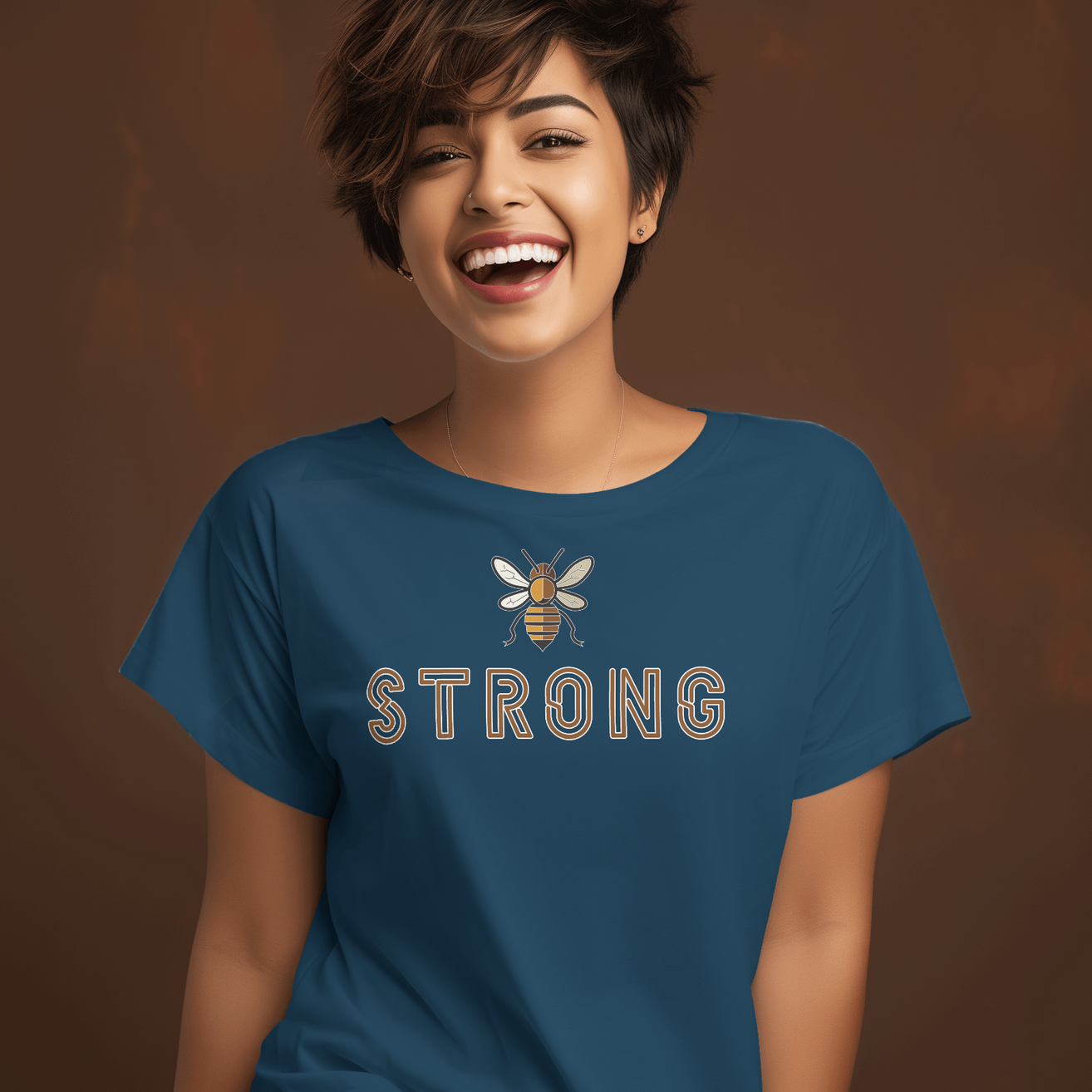 'Be Strong' T-Shirt - Elevate your style game with Women's