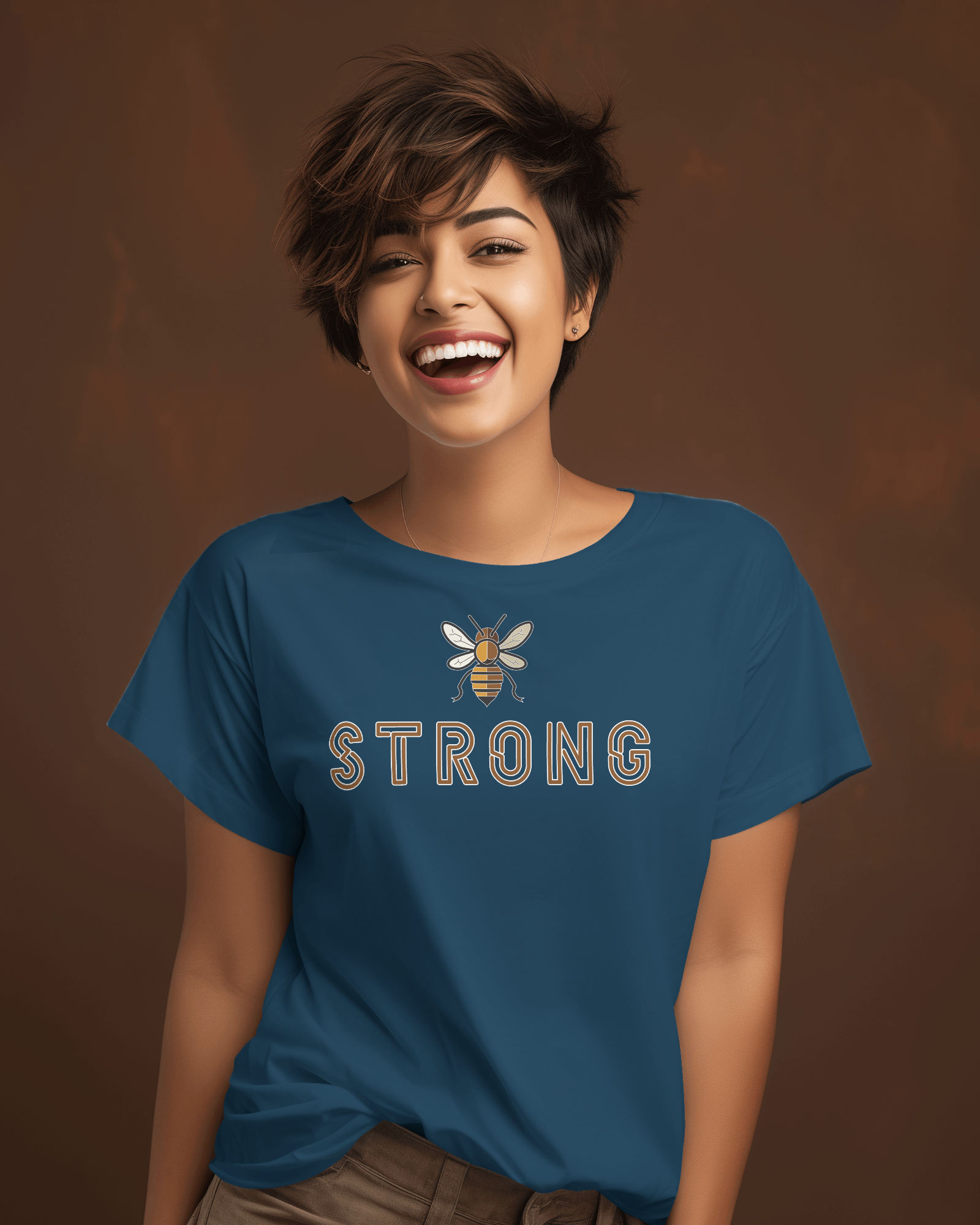 'Be Strong' T-Shirt - Elevate your style game with Women's