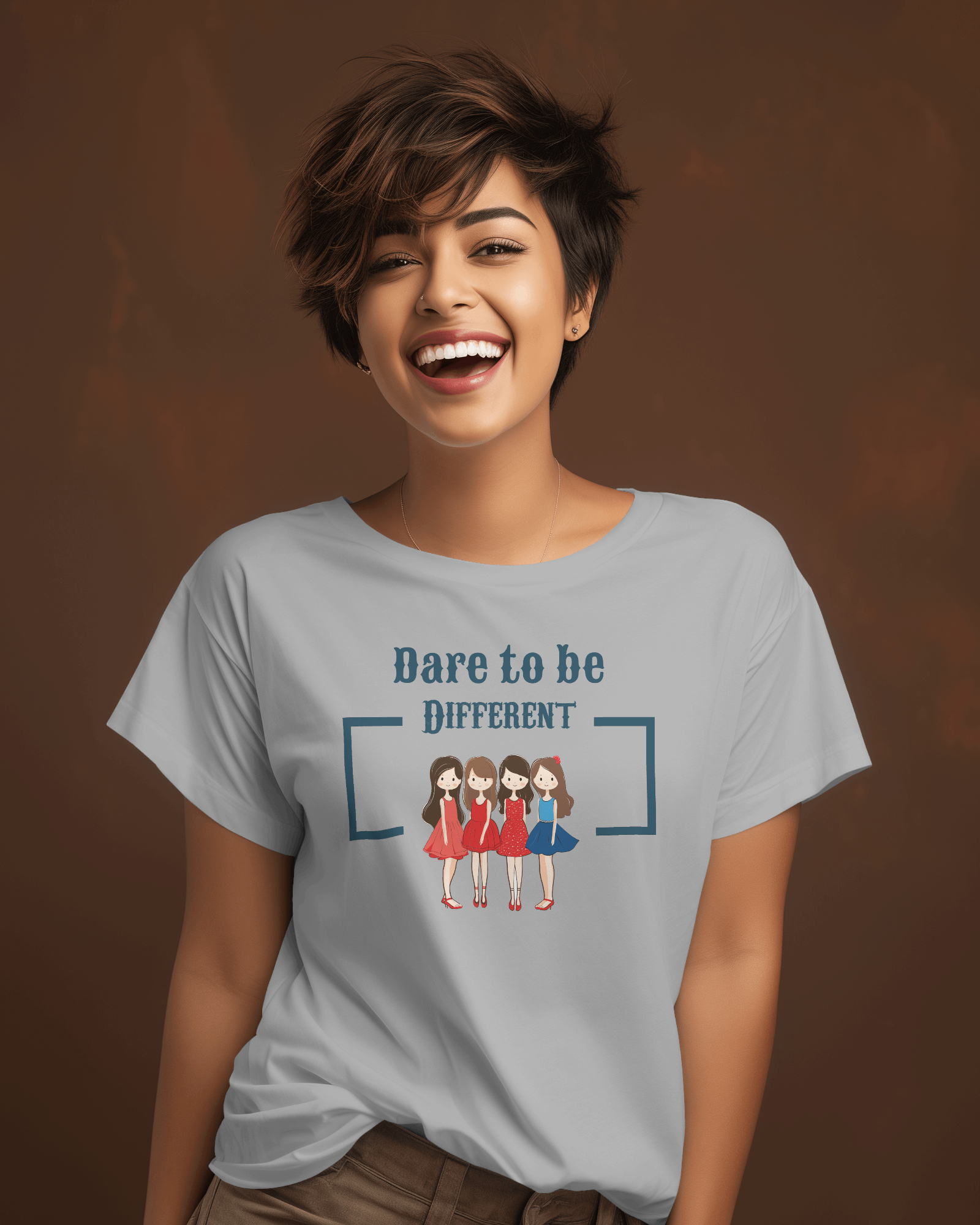 Dare to be Different Women's Cotton T-Shirt