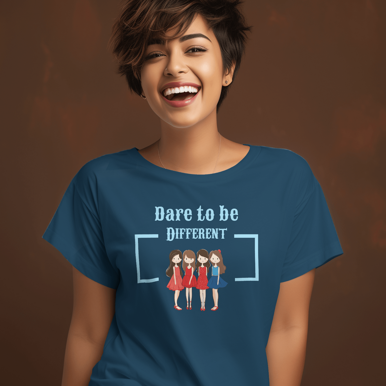 Dare to be Different Women's T-Shirt - Unique Empowerment Tee
