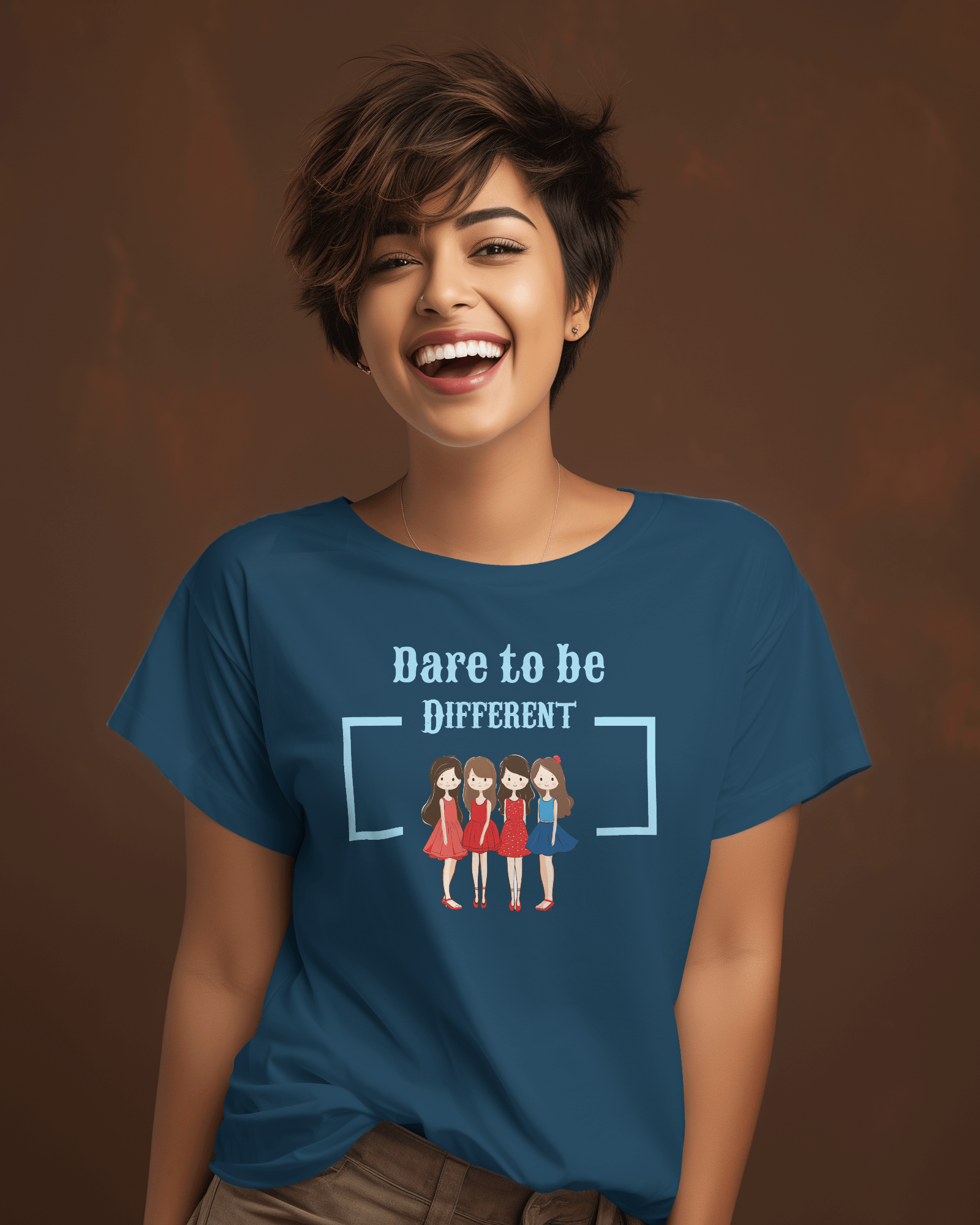 Dare to be Different Women's Cotton T-Shirt