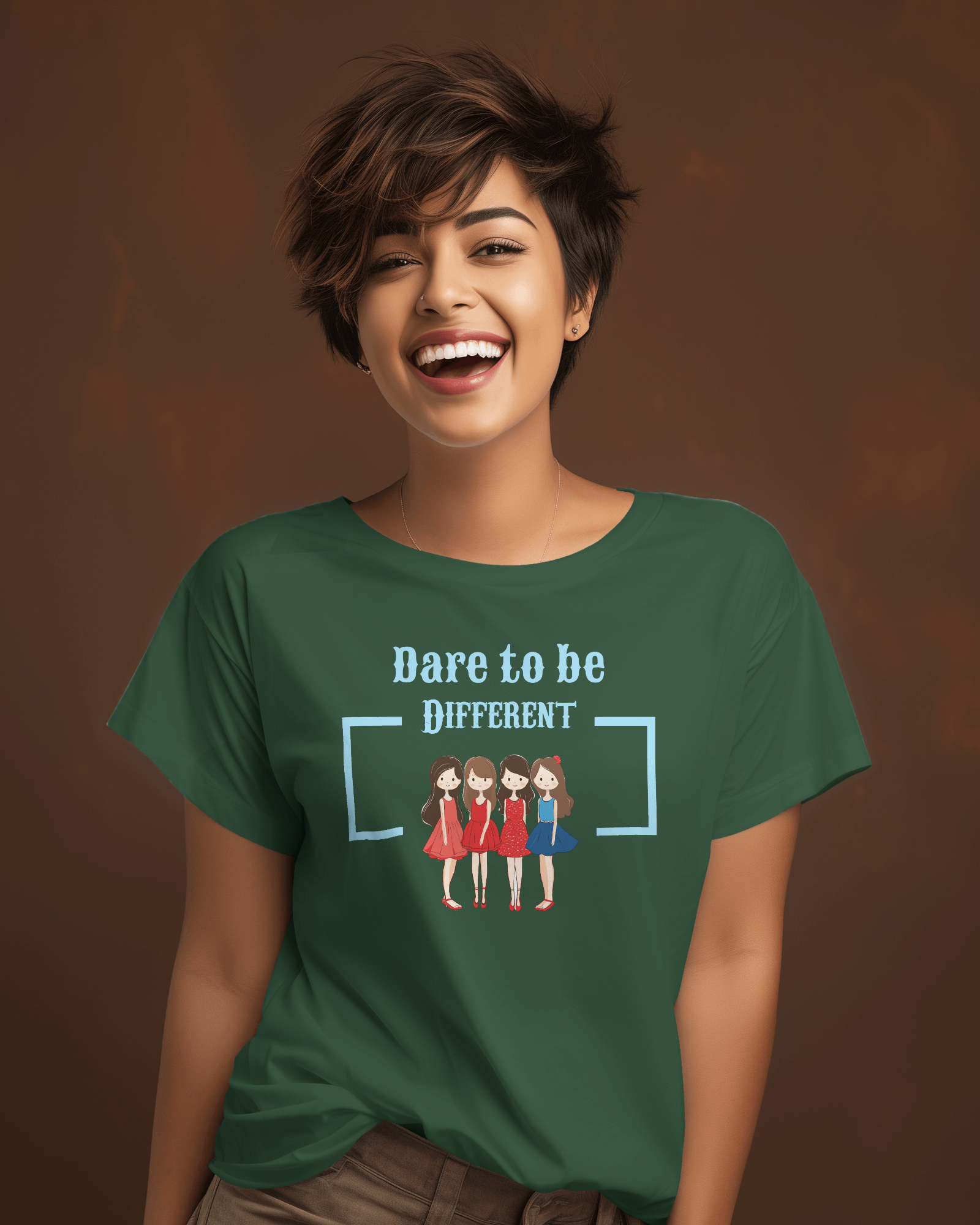 Dare to be Different Women's Cotton T-Shirt