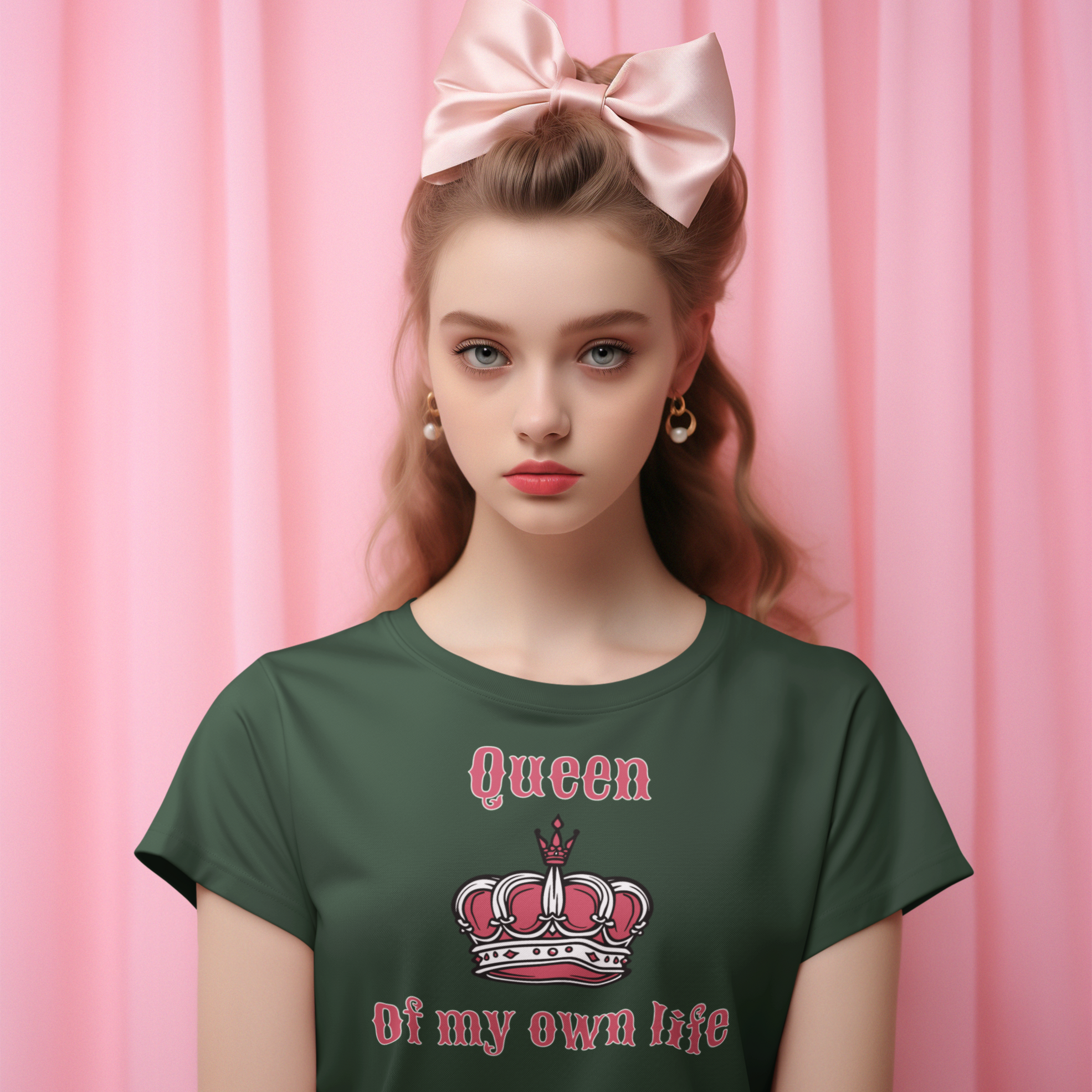 "Queen of My Own Life" Women's Stylish T-Shirt|Storeily