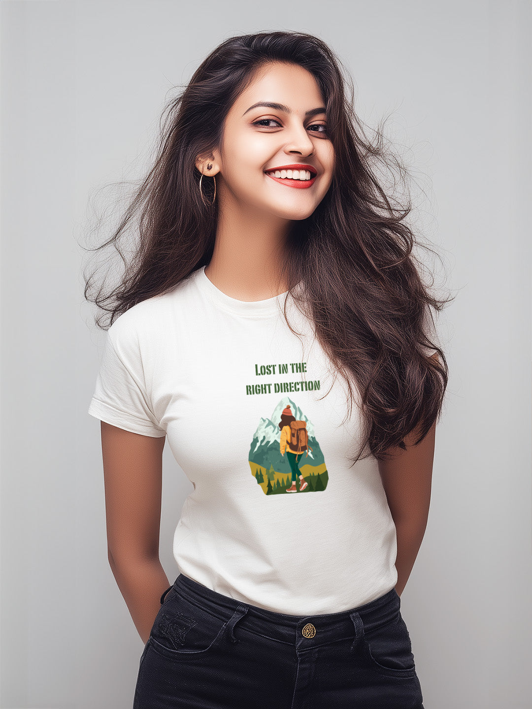 Lost in the Right Direction Women's Cotton T-Shirt