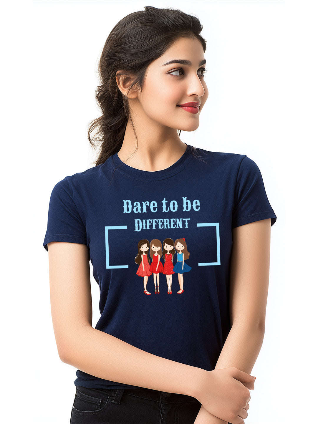 Dare to be Different Women's Cotton T-Shirt