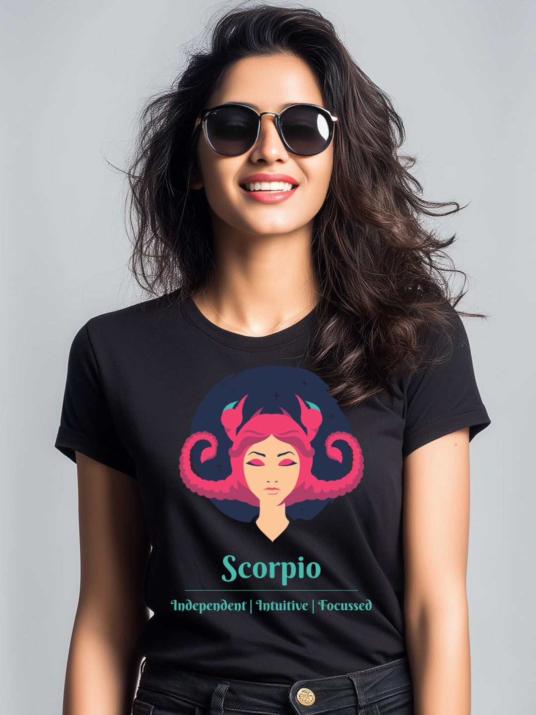 Scorpio- Stylish and Charismatic Zodiac Women's cotton  Tee