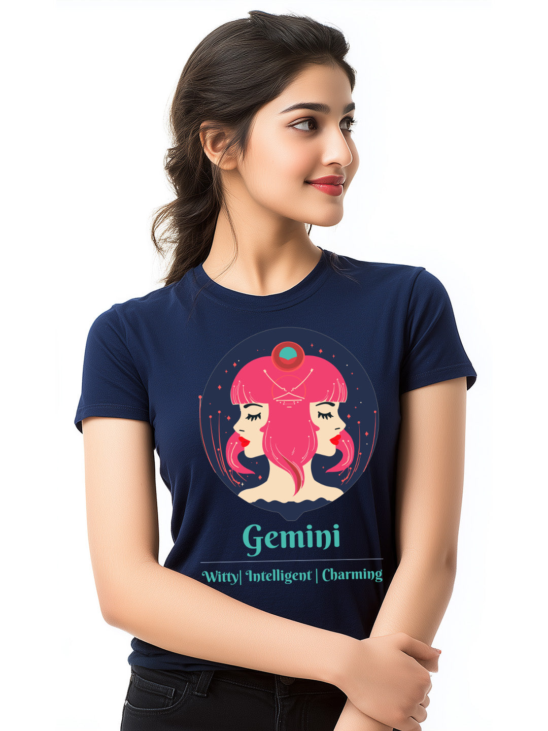 Gemini - Stylish and Charismatic Zodiac Women's cotton Tee