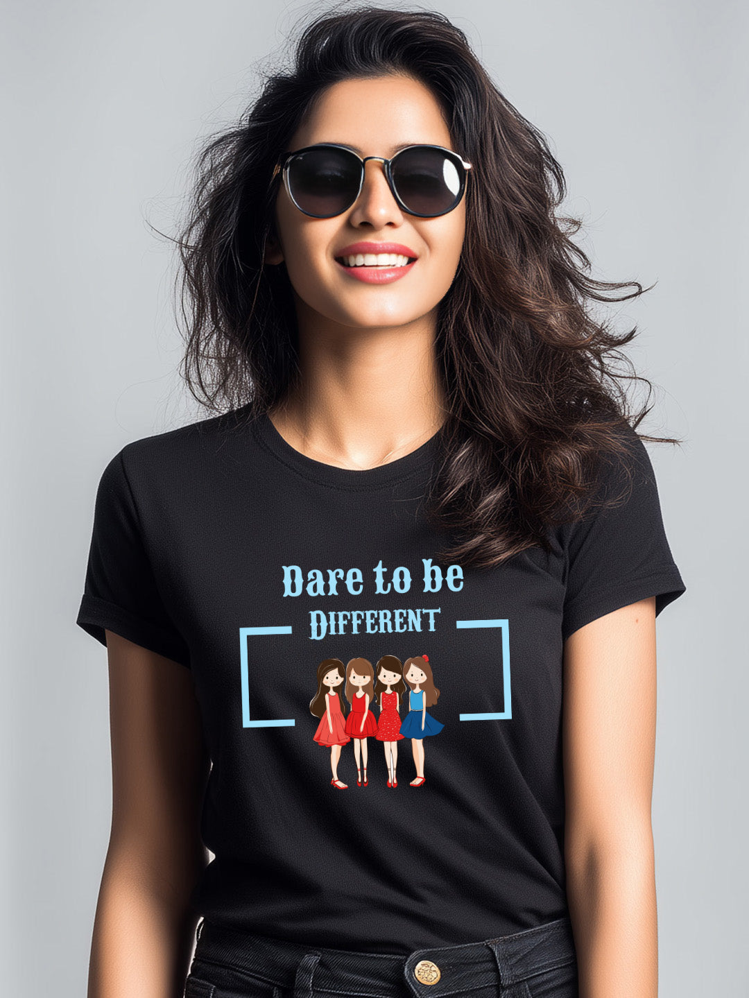 Dare to be Different Women's Cotton T-Shirt