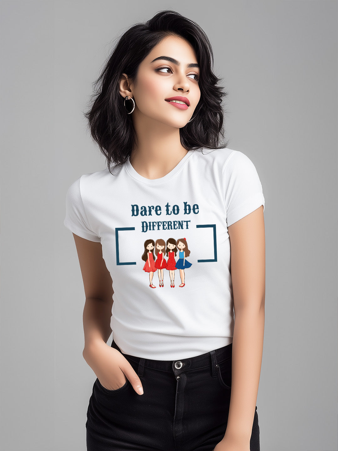 Dare to be Different Women's Cotton T-Shirt
