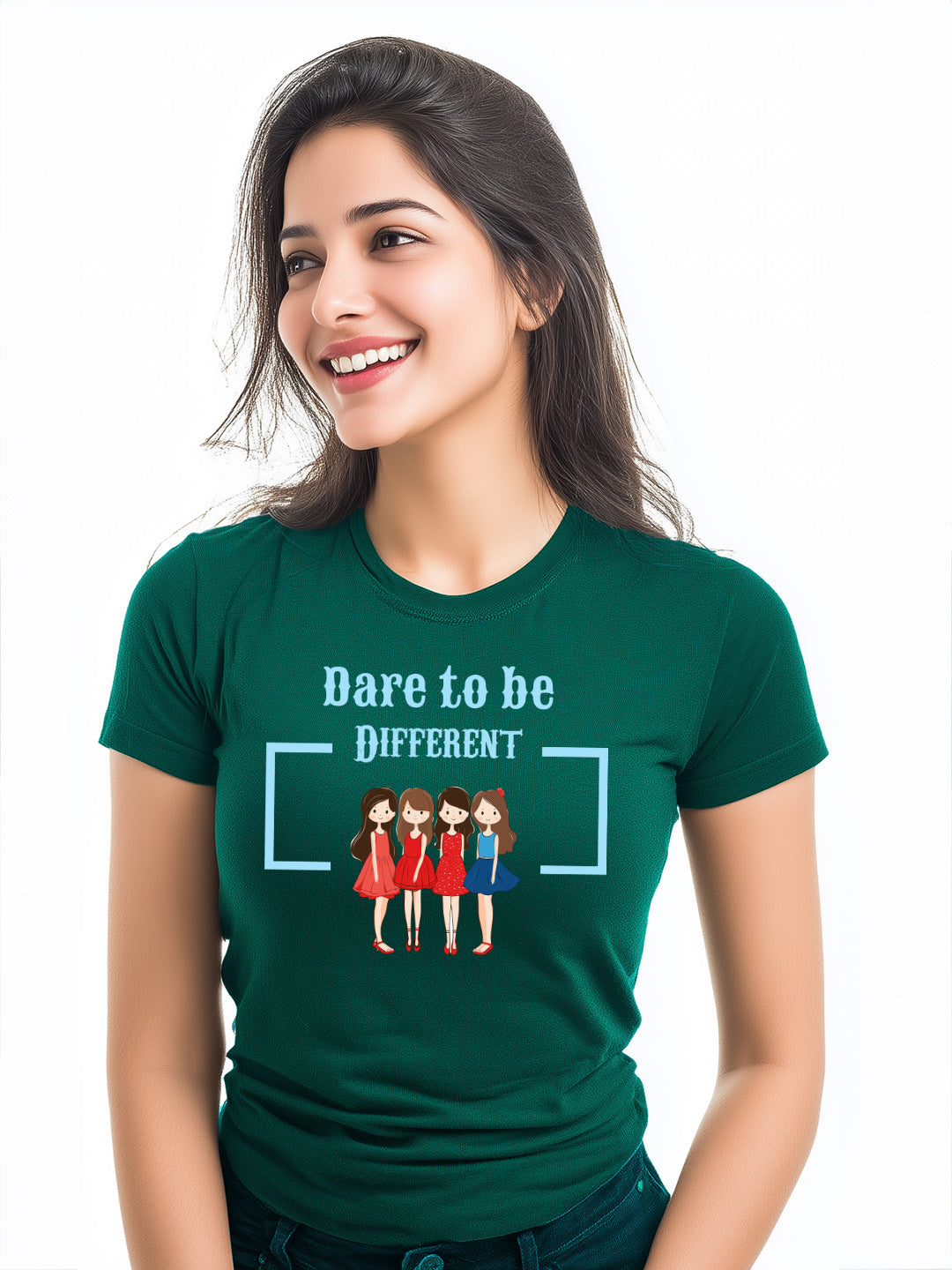 Dare to be Different Women's Cotton T-Shirt
