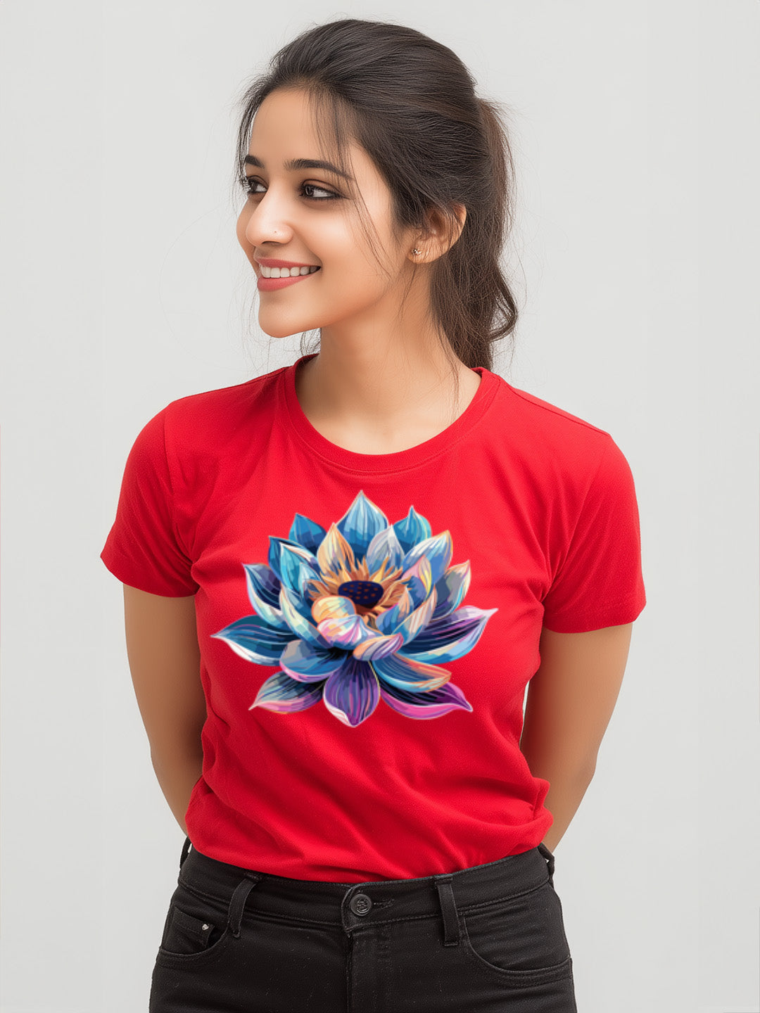Vibrant Floral design Women's T-Shirt