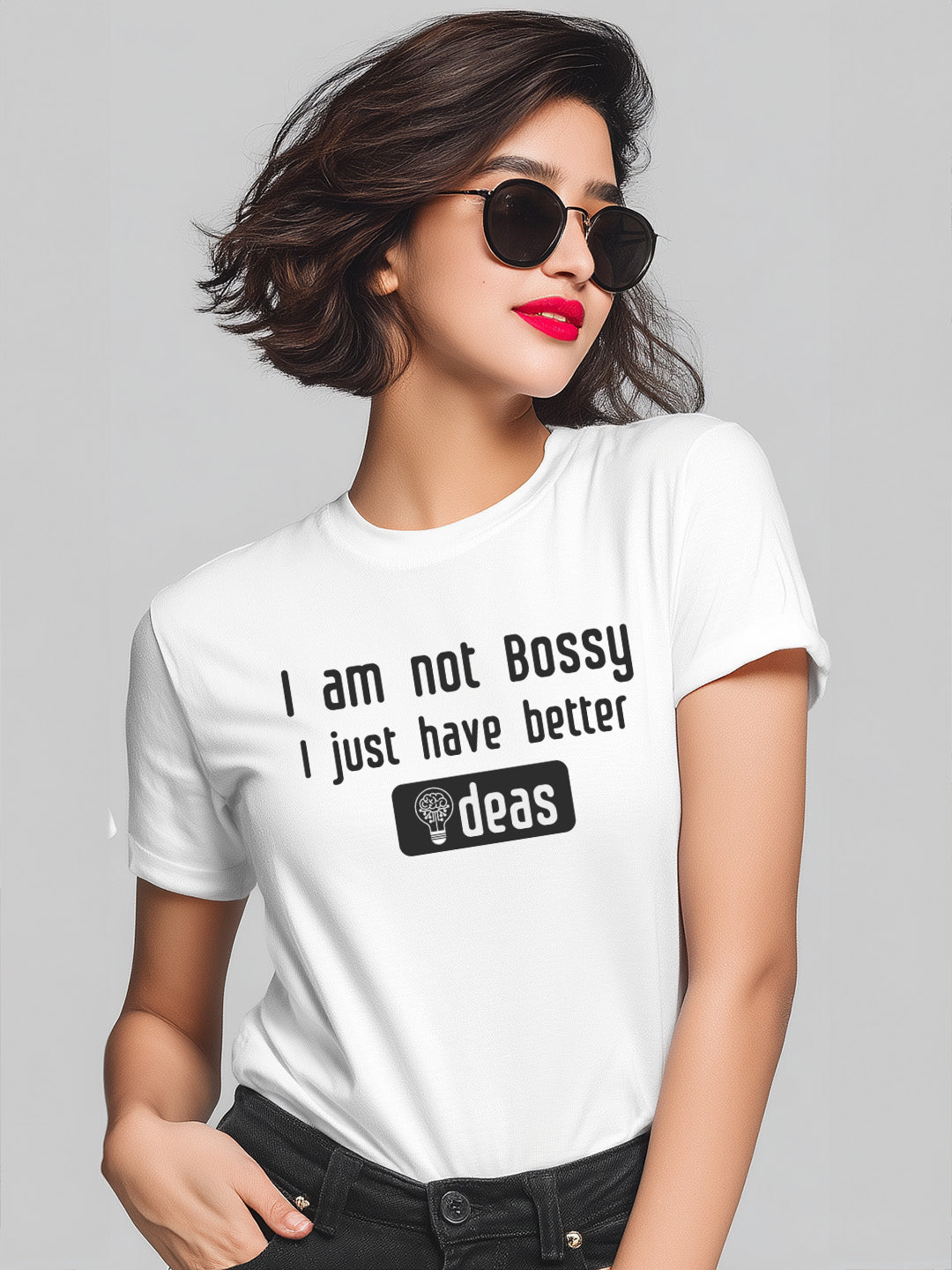I'm Not BOSSY,  Women's  Cotton T-Shirt
