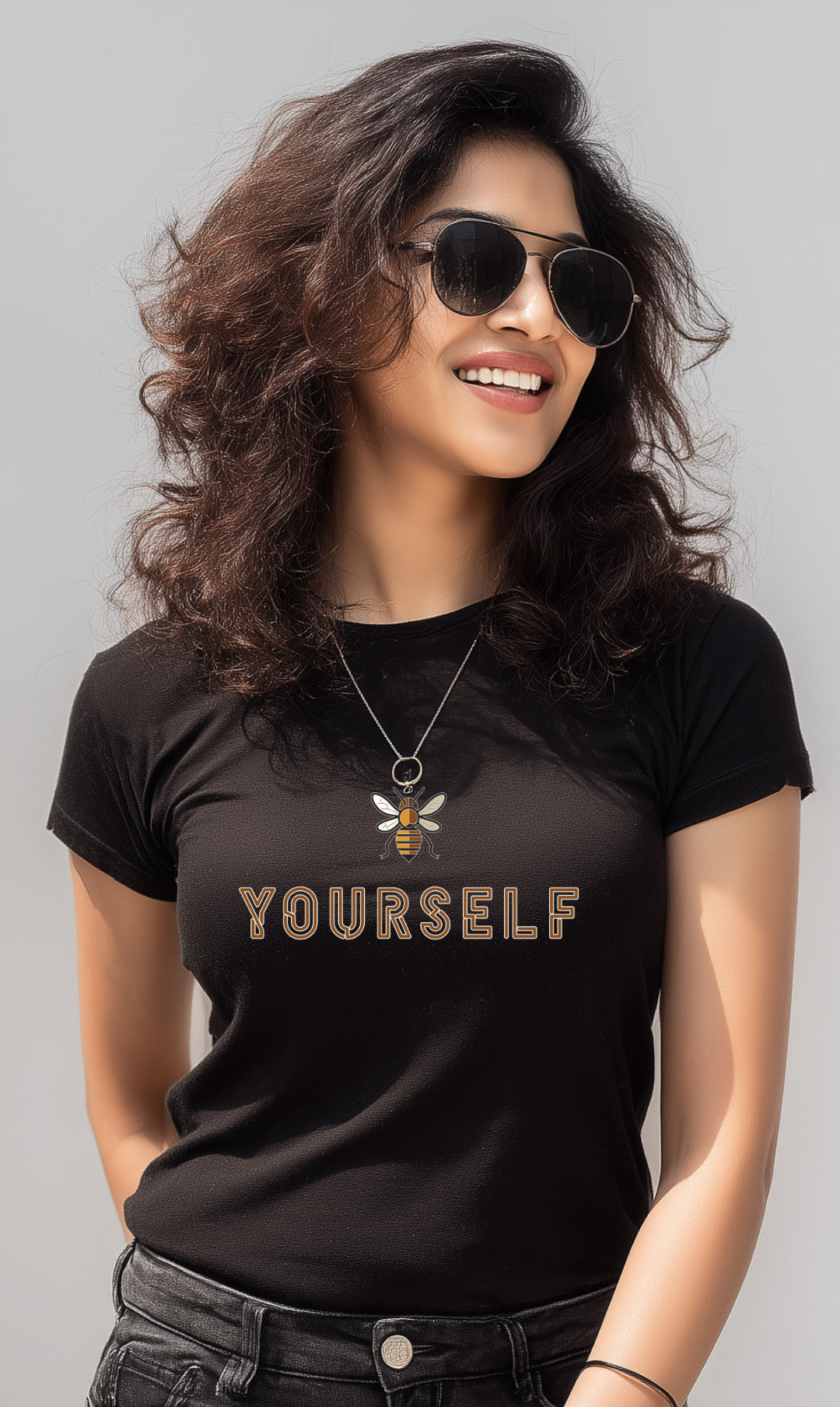 Be Yourself Cotton T-Shirt - Elevate your style with pride.