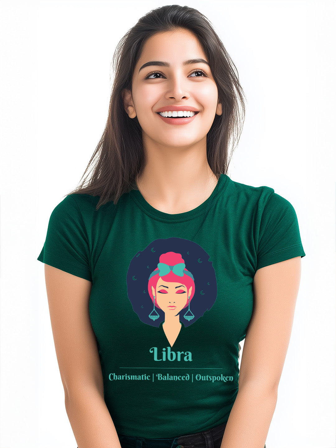 Libra- Stylish and Charismatic Zodiac Women's cotton  Tee