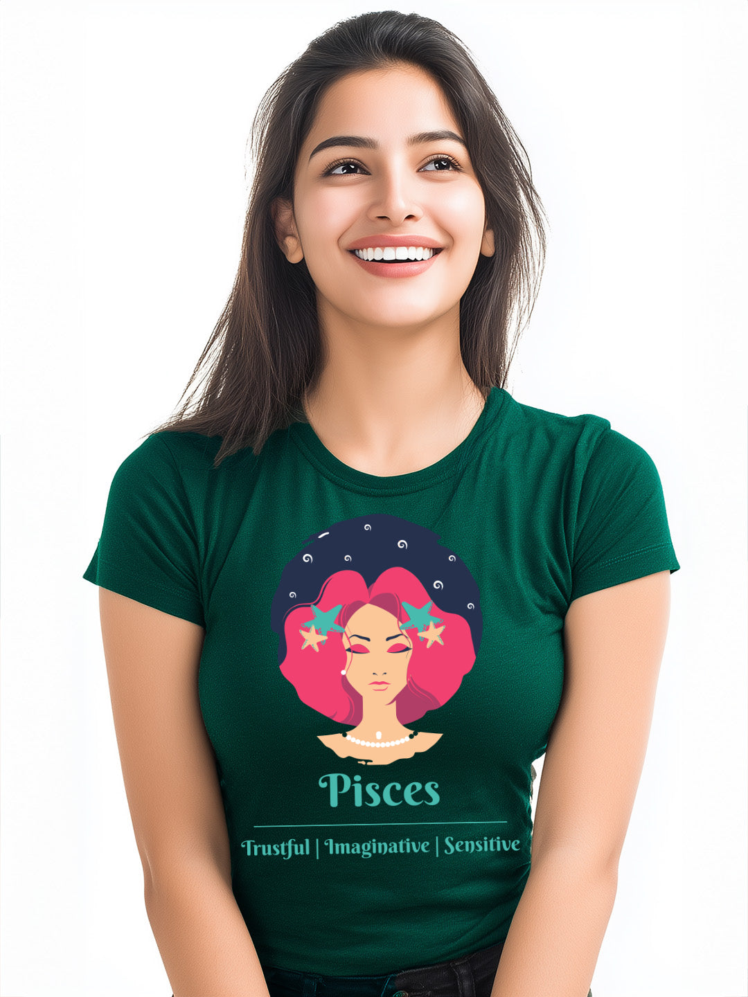 Pisces- Stylish and Charismatic Zodiac Women's cotton Tee