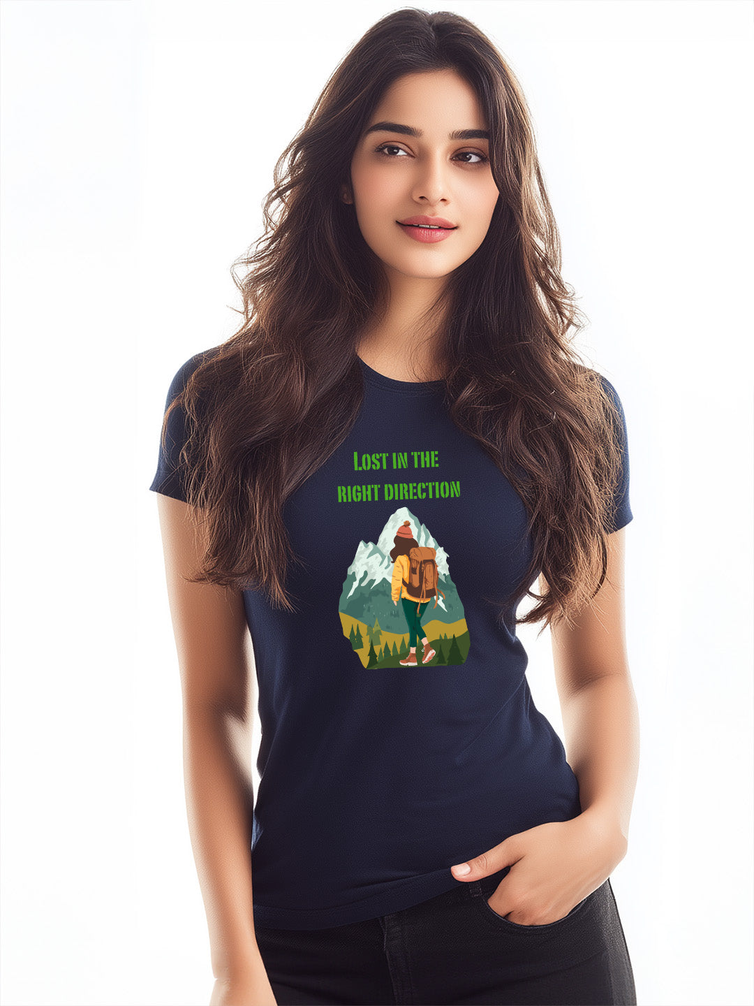 Lost in the Right Direction Women's Cotton T-Shirt