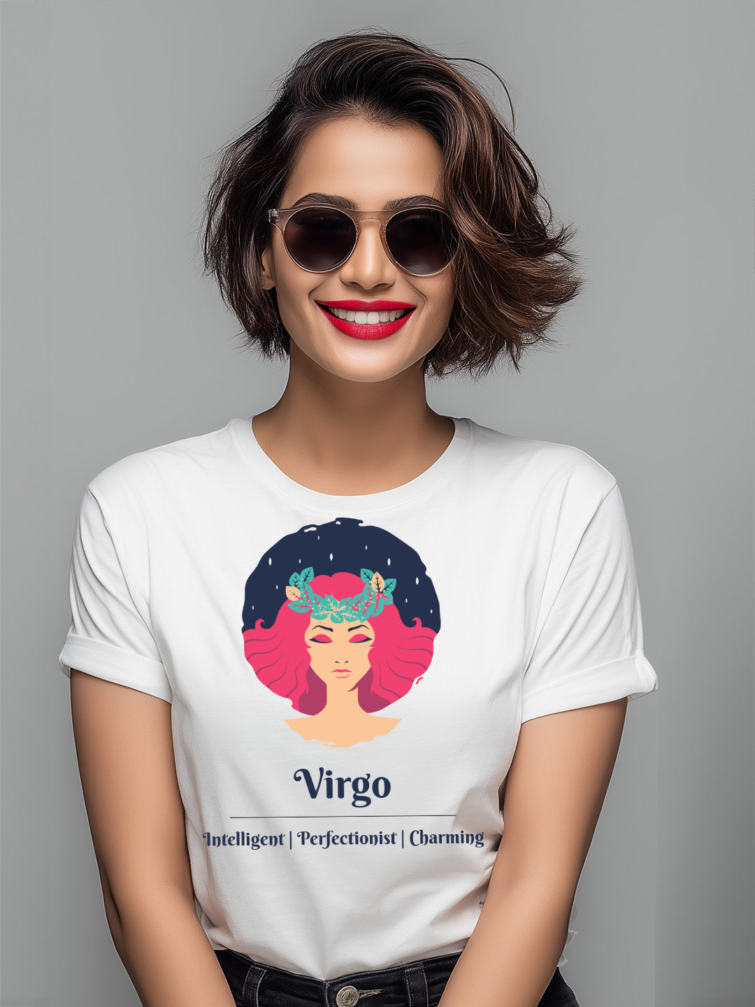Virgo - Stylish and Charismatic Zodiac Women's cotton  Tee