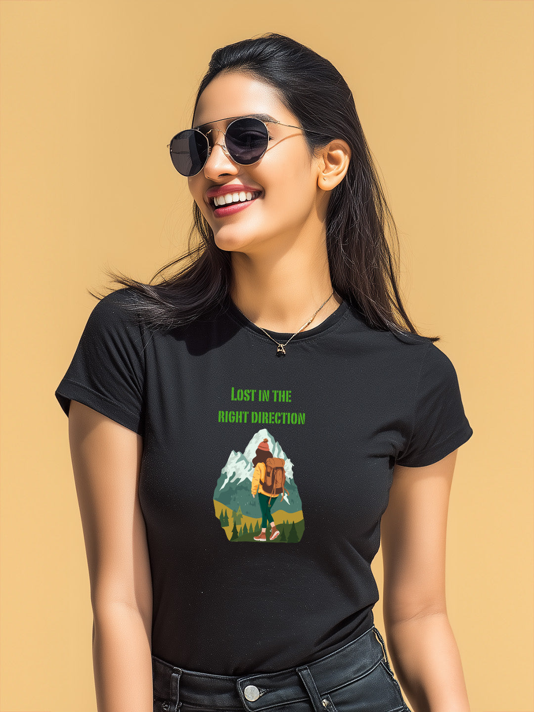 Lost in the Right Direction Women's Cotton T-Shirt
