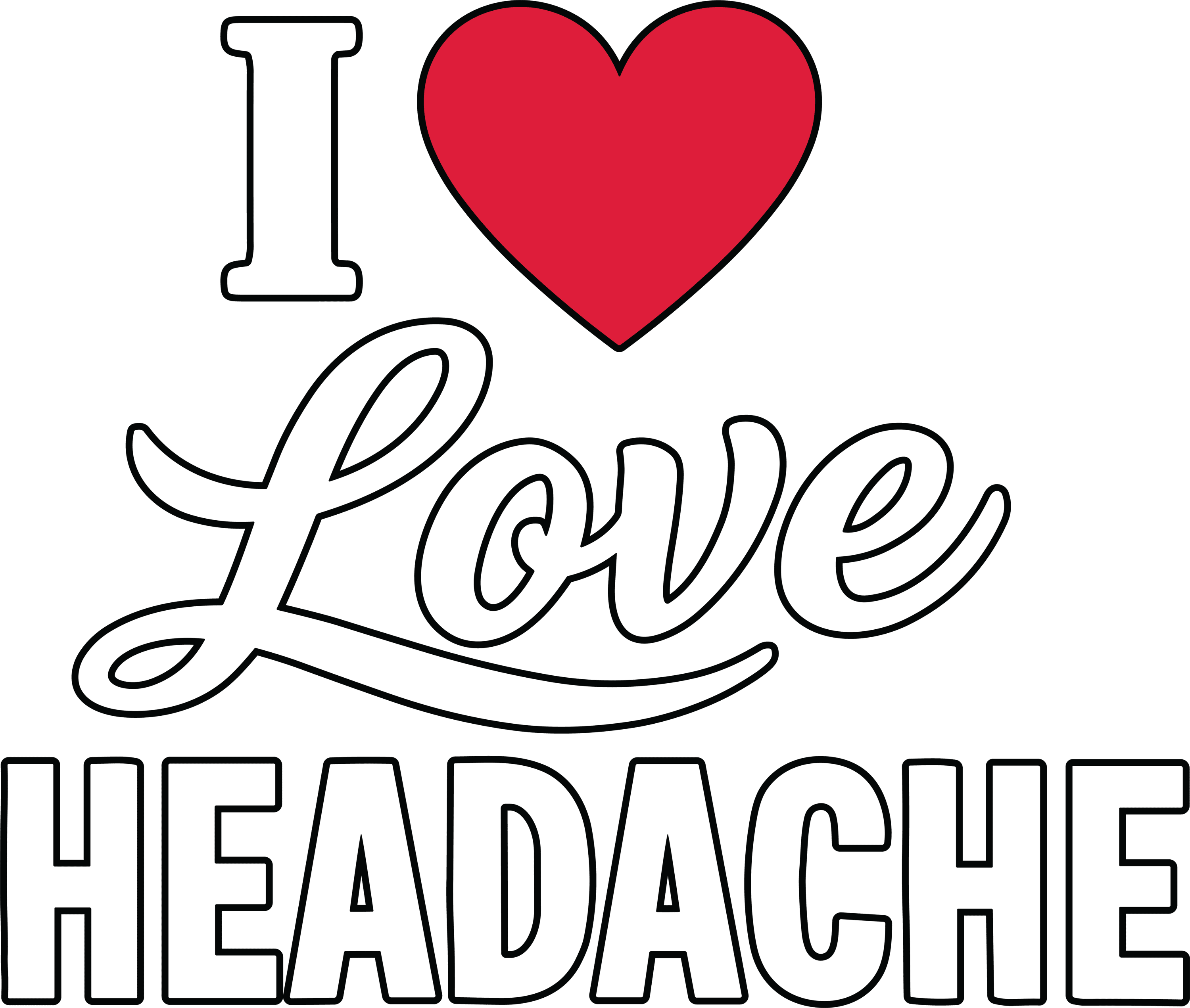 Valentine Special Couple Cotton Oversized T-Shirts – I’m Headache & I Love Headache Theme (Set of 2) - Storeily