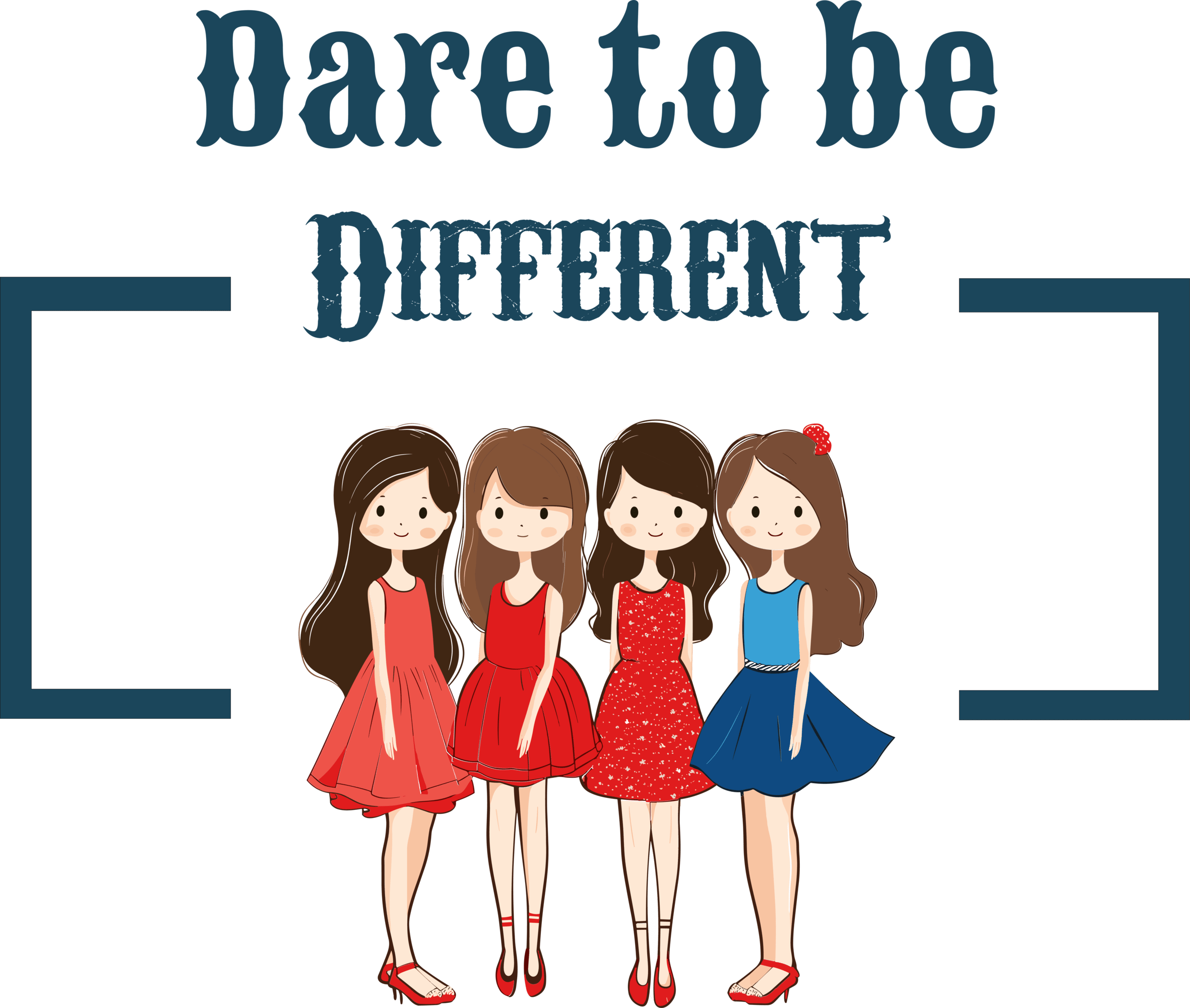 Dare to be Different Women's Cotton T-Shirt