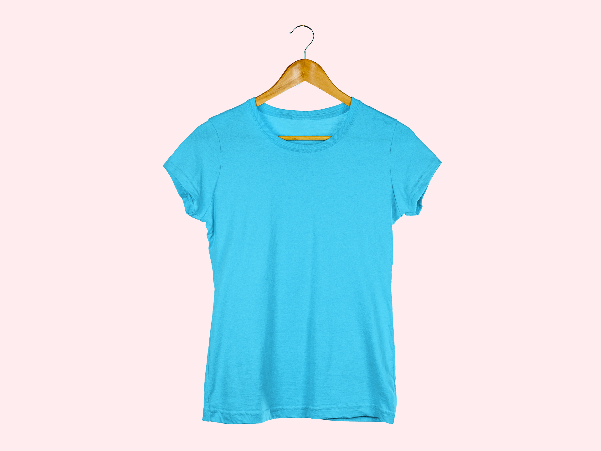 Classic Women's Round-Neck Plain Cotton T-Shirts - Essential Wardrobe Staples