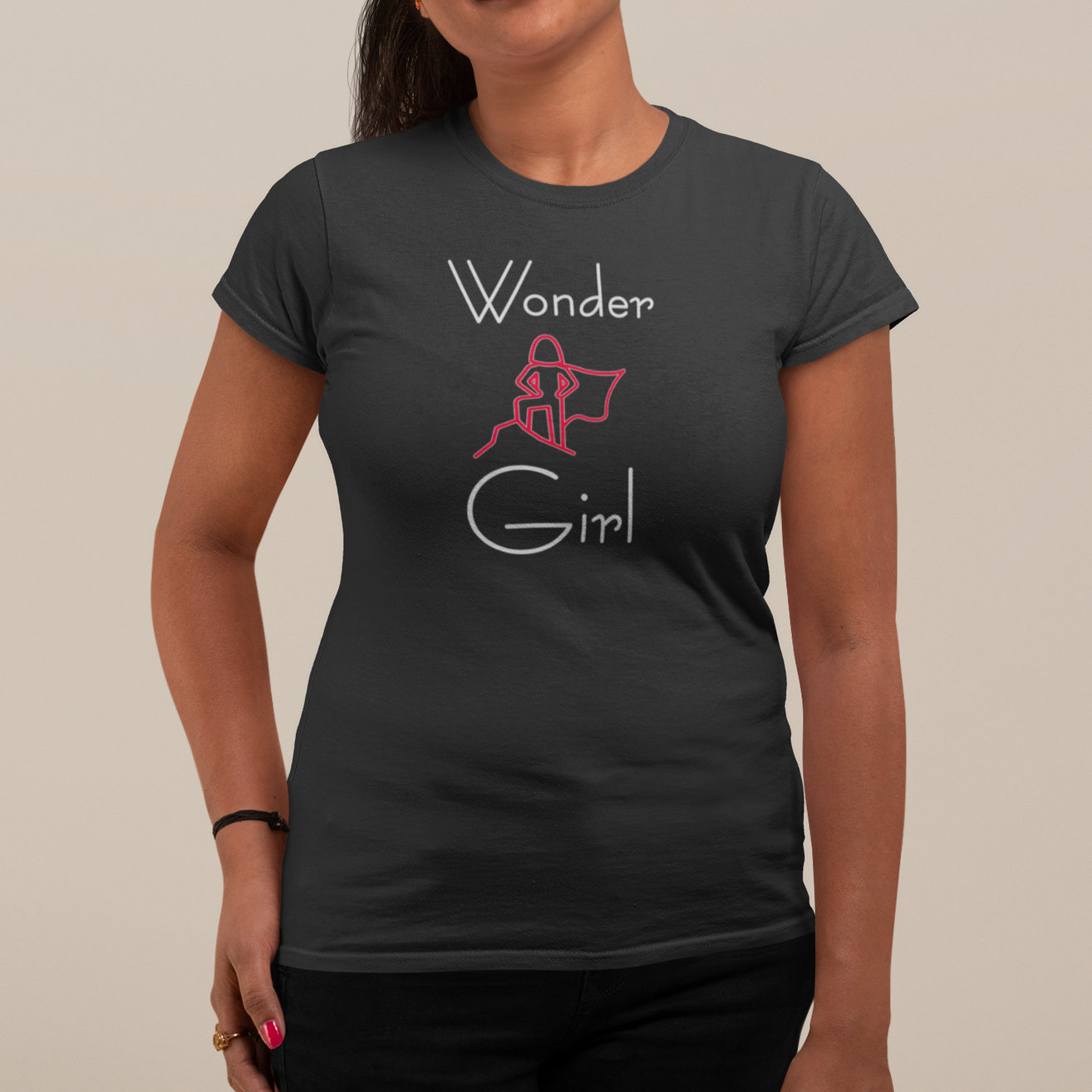 Wonder Girl Cotton Tee - Comfortable and Stylish Women's T-Shirt