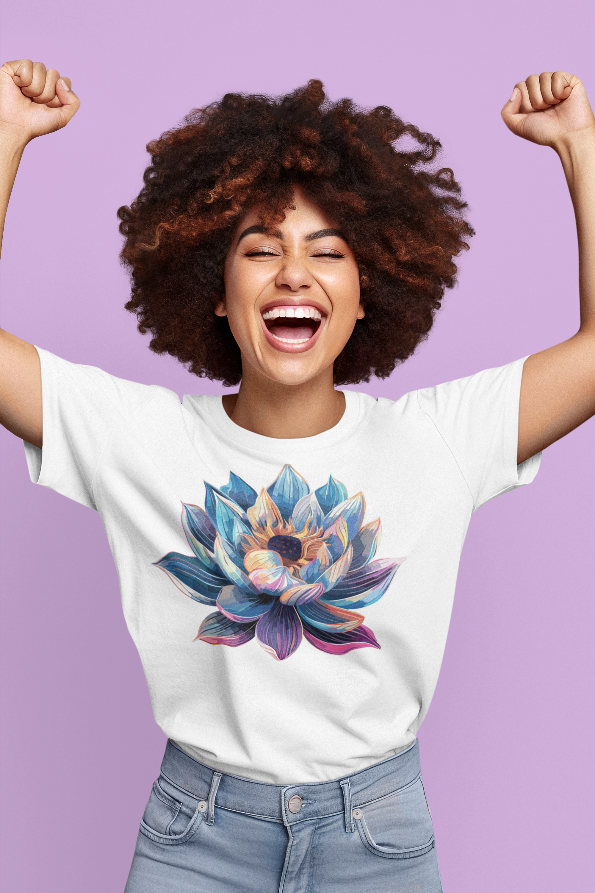 Vibrant Floral design Women's T-Shirt | Storeily