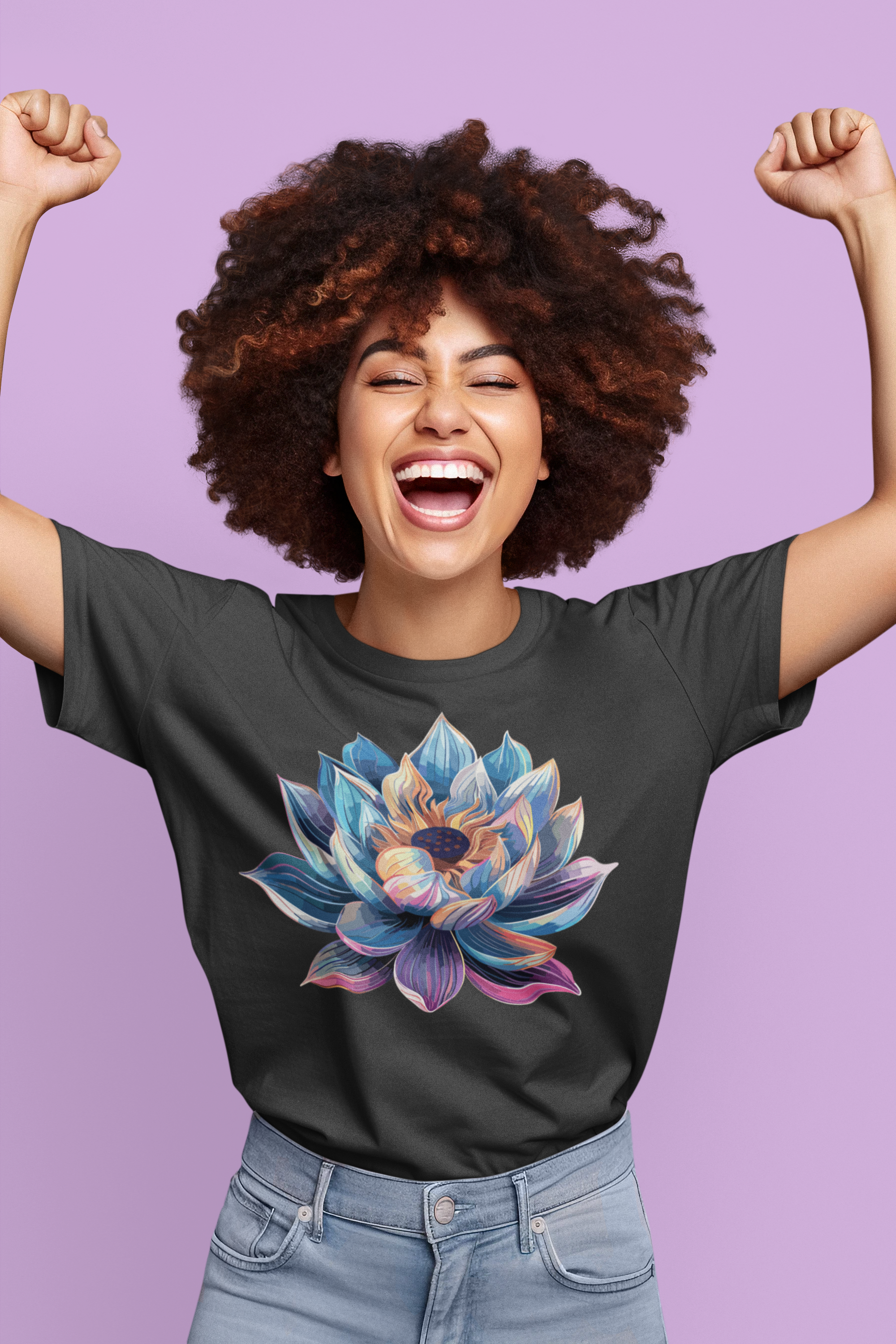 Vibrant Floral design Women's T-Shirt | Storeily