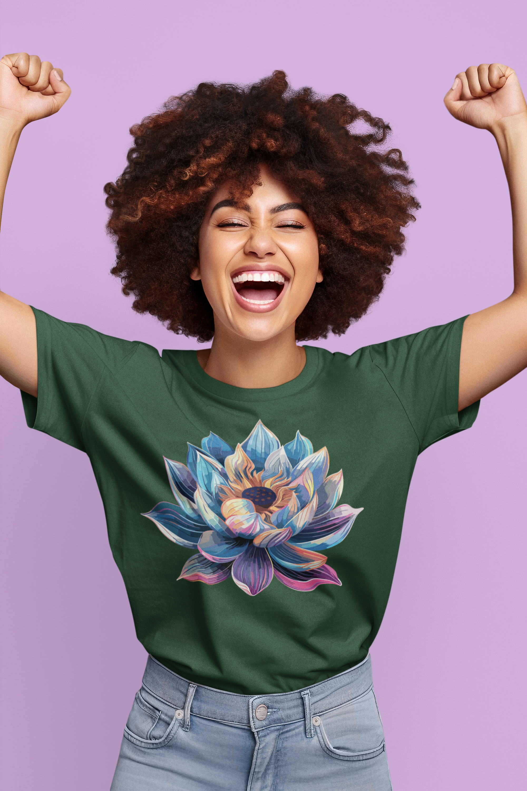 Vibrant Floral design Women's T-Shirt