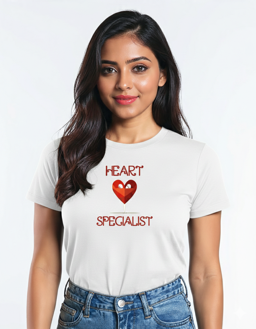 Heart Specialist Women's Cotton T-Shirt - Storeily