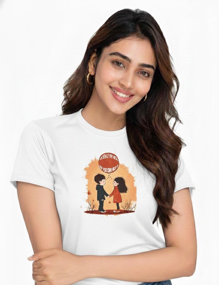 Radiate love with 'You Stole My Heart- Valentine' Women's T-Shirt - Storeily